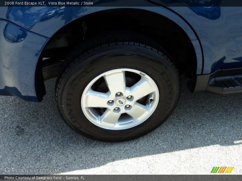 Vista Blue Metallic / Stone 2008 Ford Escape XLT