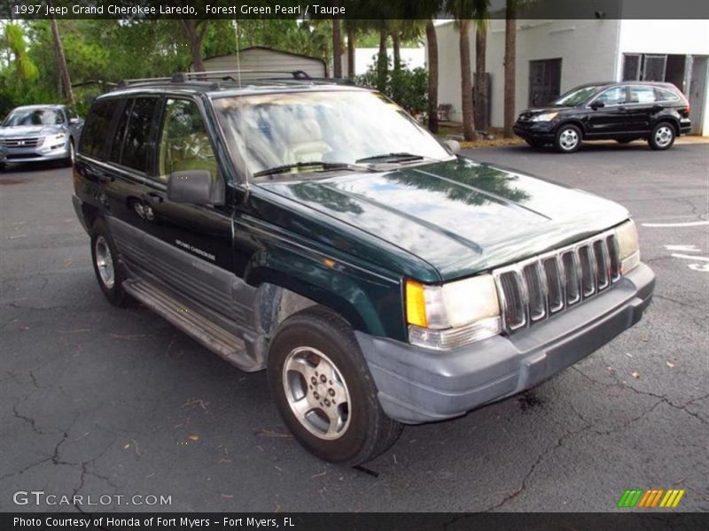 Forest Green Pearl / Taupe 1997 Jeep Grand Cherokee Laredo
