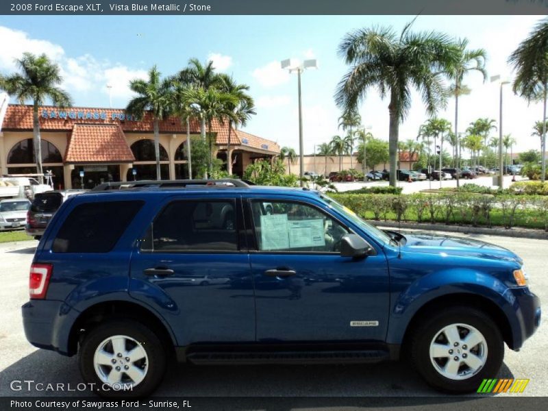 Vista Blue Metallic / Stone 2008 Ford Escape XLT