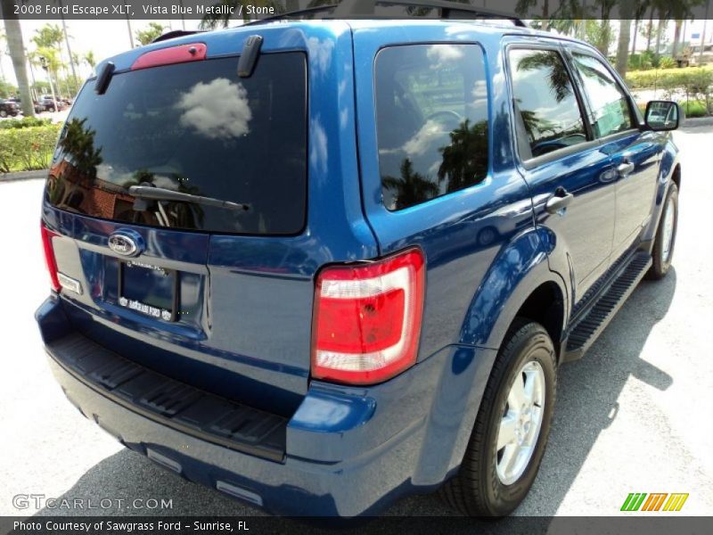 Vista Blue Metallic / Stone 2008 Ford Escape XLT