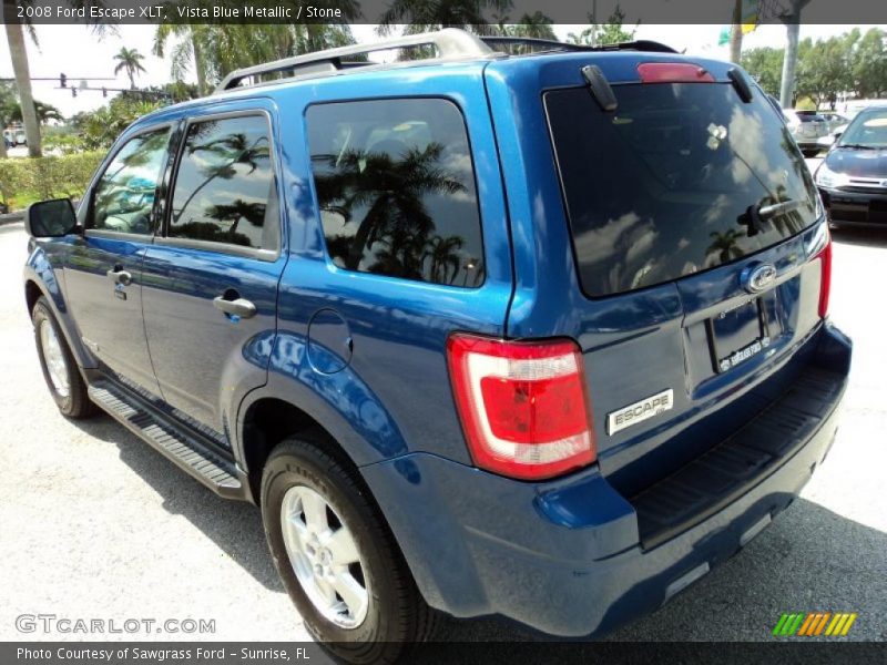 Vista Blue Metallic / Stone 2008 Ford Escape XLT