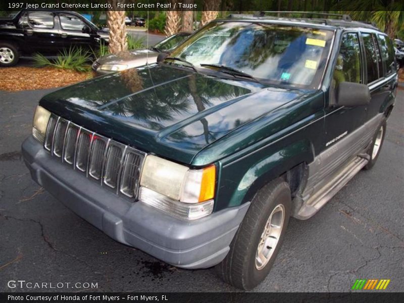 Forest Green Pearl / Taupe 1997 Jeep Grand Cherokee Laredo