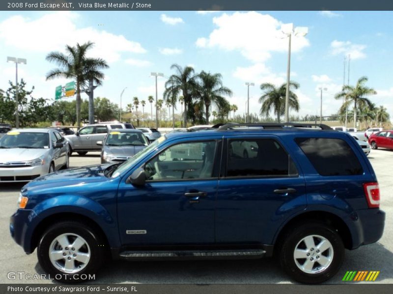 Vista Blue Metallic / Stone 2008 Ford Escape XLT