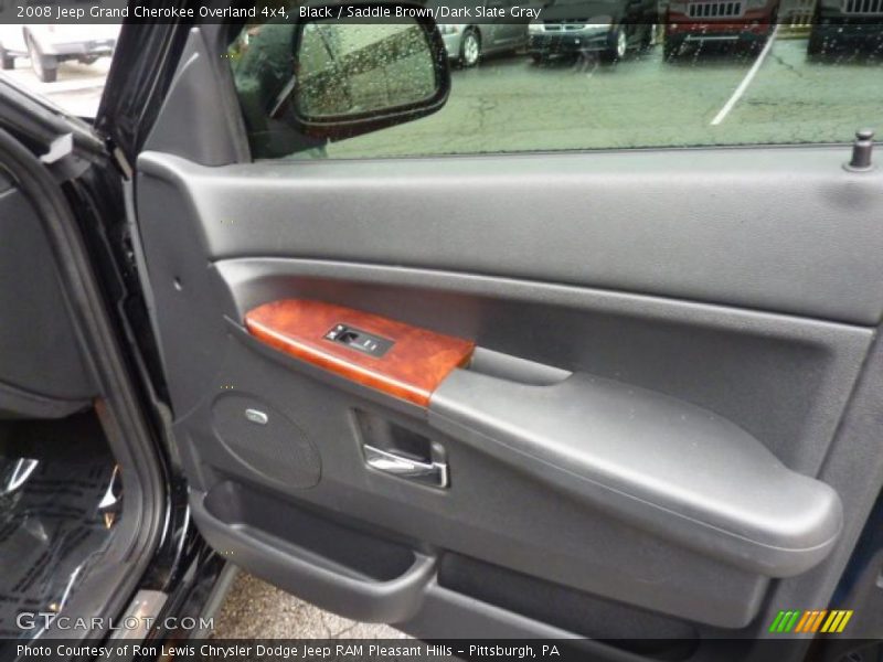 Black / Saddle Brown/Dark Slate Gray 2008 Jeep Grand Cherokee Overland 4x4