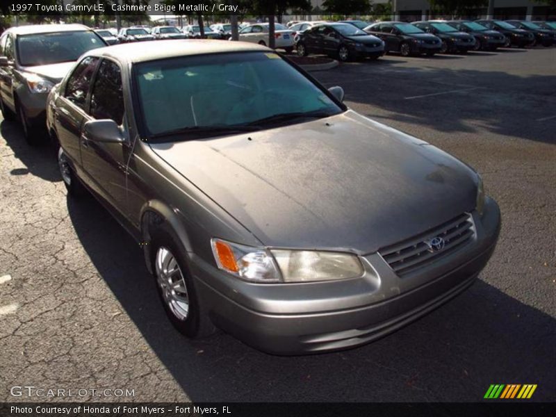 Cashmere Beige Metallic / Gray 1997 Toyota Camry LE