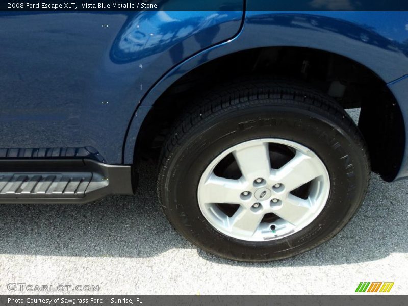 Vista Blue Metallic / Stone 2008 Ford Escape XLT