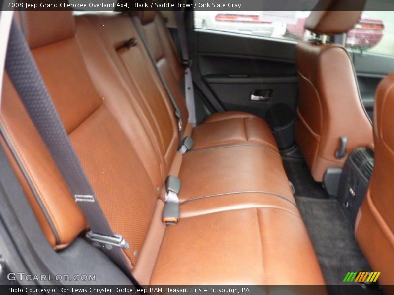 Black / Saddle Brown/Dark Slate Gray 2008 Jeep Grand Cherokee Overland 4x4