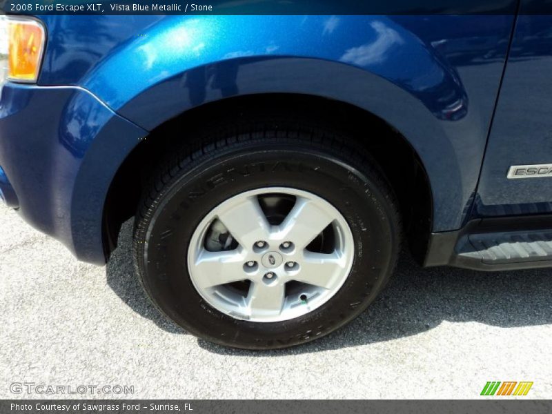 Vista Blue Metallic / Stone 2008 Ford Escape XLT