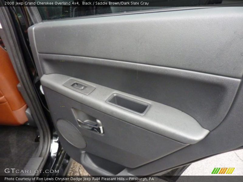 Black / Saddle Brown/Dark Slate Gray 2008 Jeep Grand Cherokee Overland 4x4