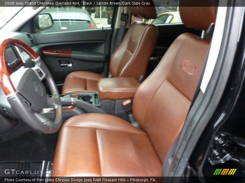  2008 Grand Cherokee Overland 4x4 Saddle Brown/Dark Slate Gray Interior
