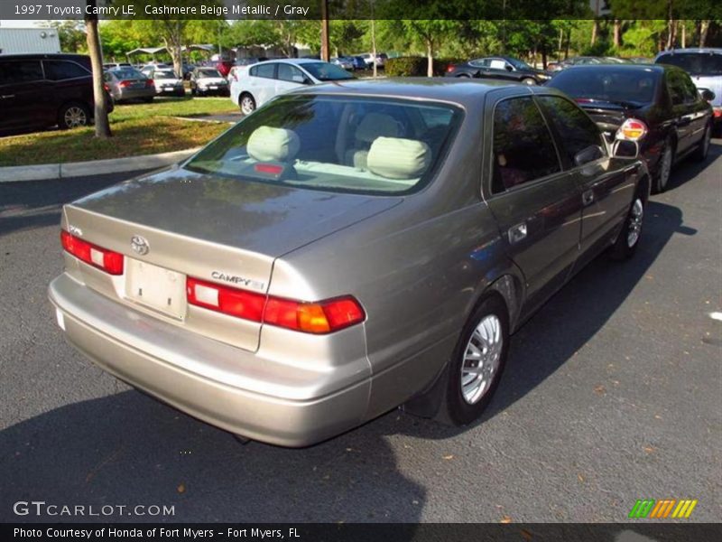 Cashmere Beige Metallic / Gray 1997 Toyota Camry LE