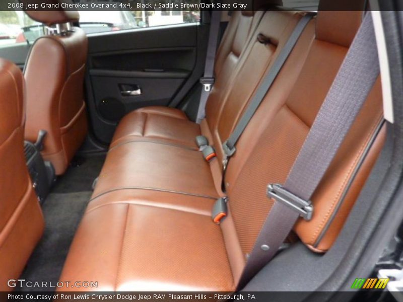  2008 Grand Cherokee Overland 4x4 Saddle Brown/Dark Slate Gray Interior