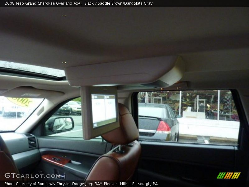 Black / Saddle Brown/Dark Slate Gray 2008 Jeep Grand Cherokee Overland 4x4