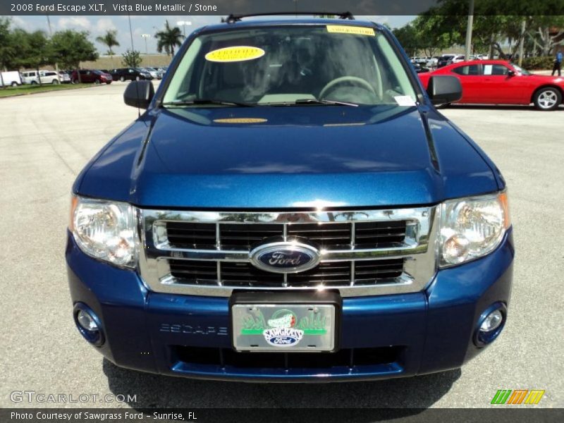 Vista Blue Metallic / Stone 2008 Ford Escape XLT