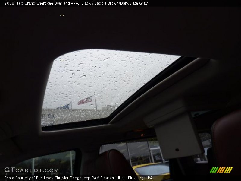 Black / Saddle Brown/Dark Slate Gray 2008 Jeep Grand Cherokee Overland 4x4