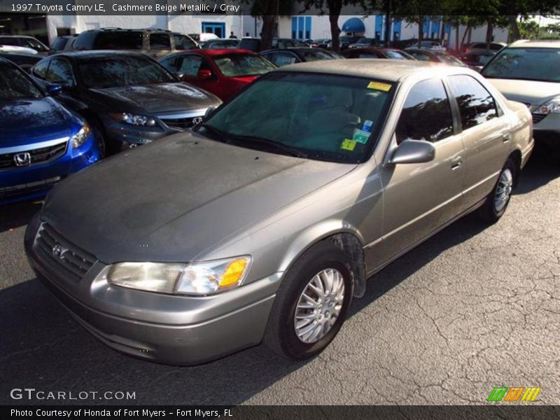 Cashmere Beige Metallic / Gray 1997 Toyota Camry LE