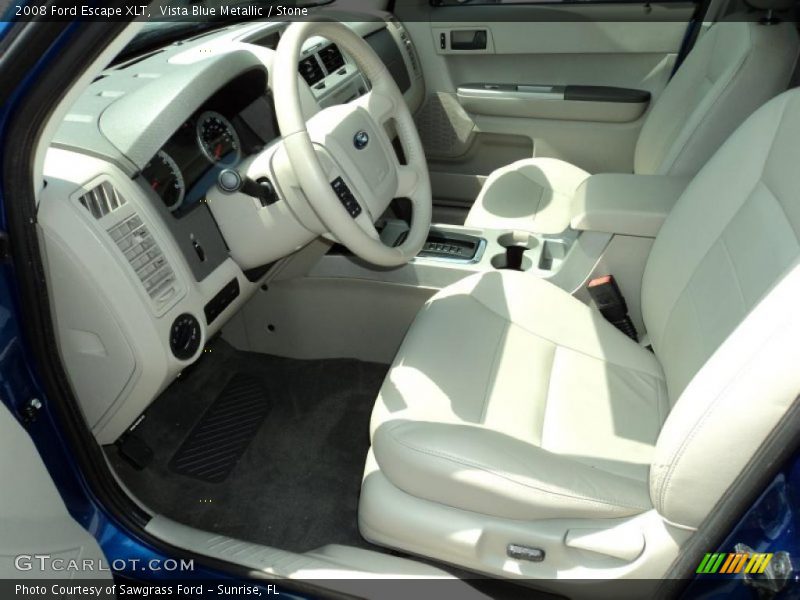 Vista Blue Metallic / Stone 2008 Ford Escape XLT