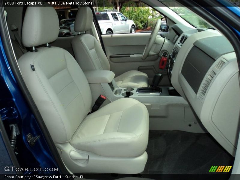 Vista Blue Metallic / Stone 2008 Ford Escape XLT