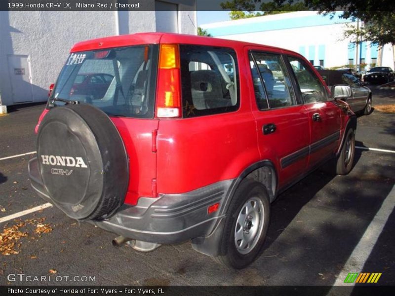 Milano Red / Charcoal 1999 Honda CR-V LX