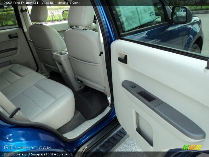Vista Blue Metallic / Stone 2008 Ford Escape XLT
