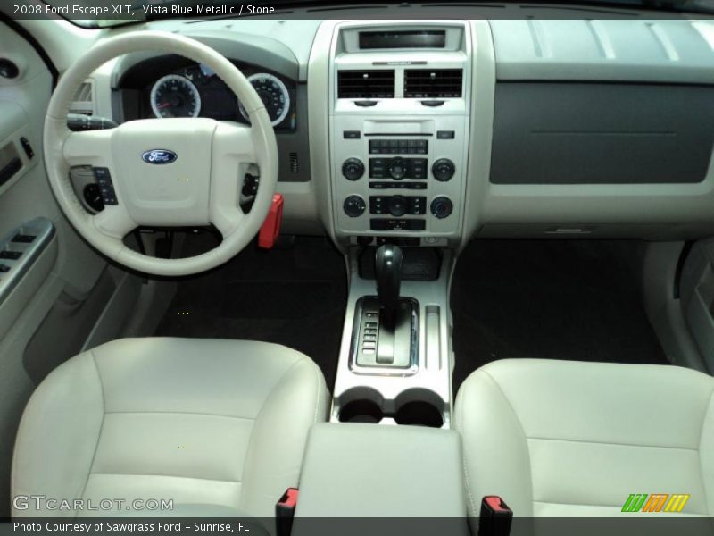 Vista Blue Metallic / Stone 2008 Ford Escape XLT