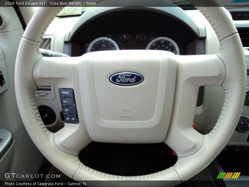 Vista Blue Metallic / Stone 2008 Ford Escape XLT