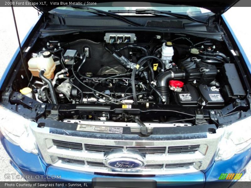 Vista Blue Metallic / Stone 2008 Ford Escape XLT