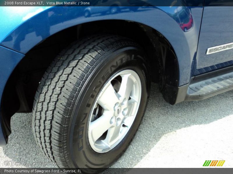 Vista Blue Metallic / Stone 2008 Ford Escape XLT