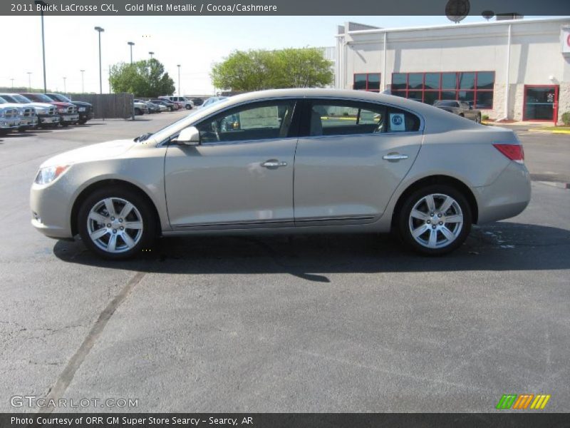 Gold Mist Metallic / Cocoa/Cashmere 2011 Buick LaCrosse CXL