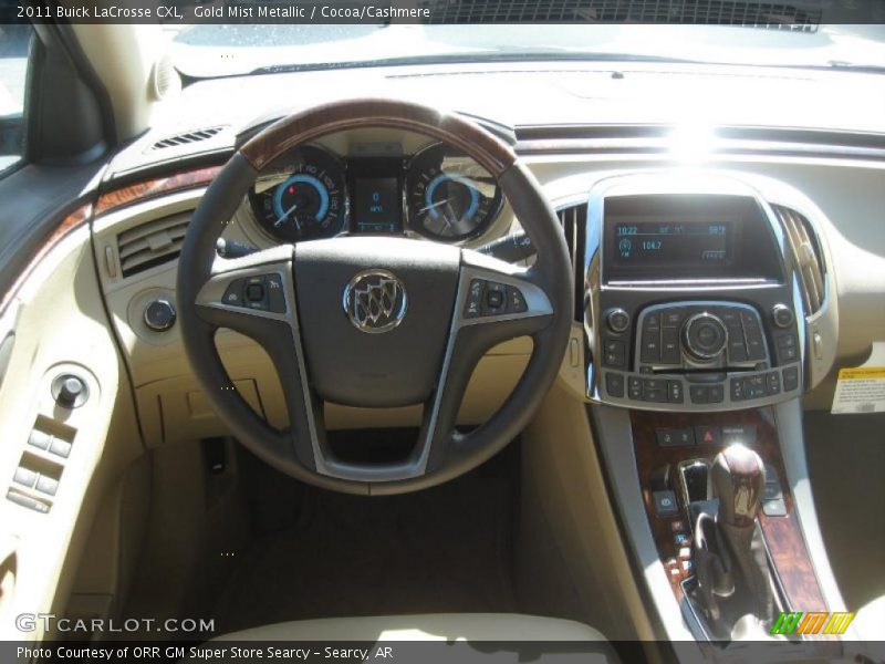 Gold Mist Metallic / Cocoa/Cashmere 2011 Buick LaCrosse CXL