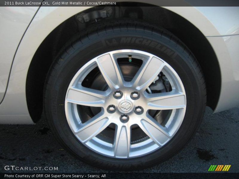 Gold Mist Metallic / Cocoa/Cashmere 2011 Buick LaCrosse CXL