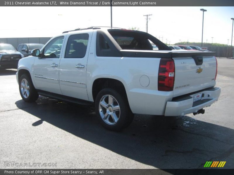 White Diamond Tricoat / Dark Cashmere/Light Cashmere 2011 Chevrolet Avalanche LTZ