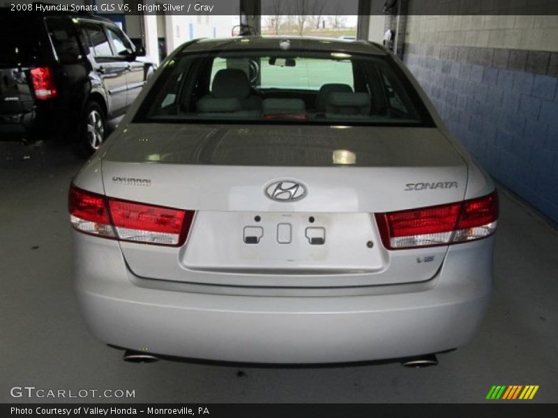 Bright Silver / Gray 2008 Hyundai Sonata GLS V6