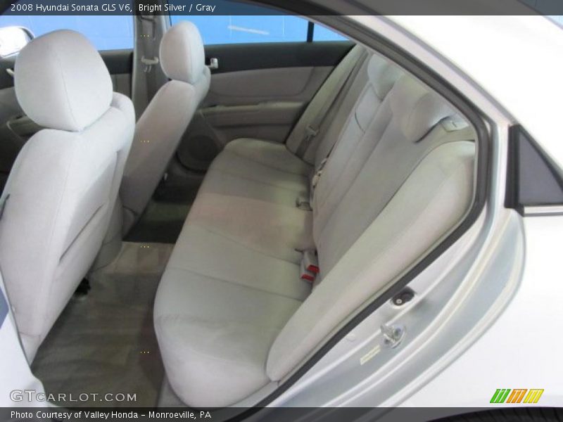 Bright Silver / Gray 2008 Hyundai Sonata GLS V6
