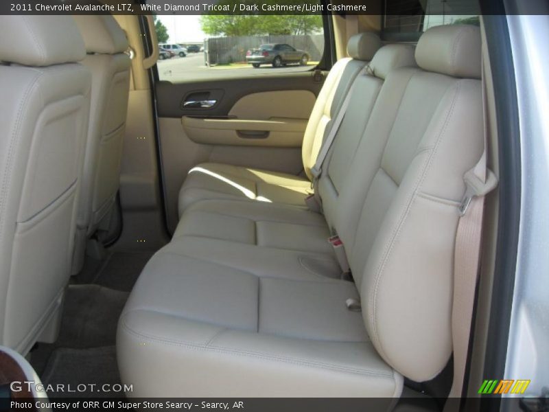 White Diamond Tricoat / Dark Cashmere/Light Cashmere 2011 Chevrolet Avalanche LTZ