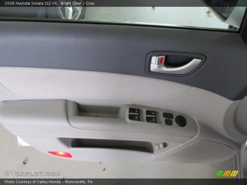 Bright Silver / Gray 2008 Hyundai Sonata GLS V6