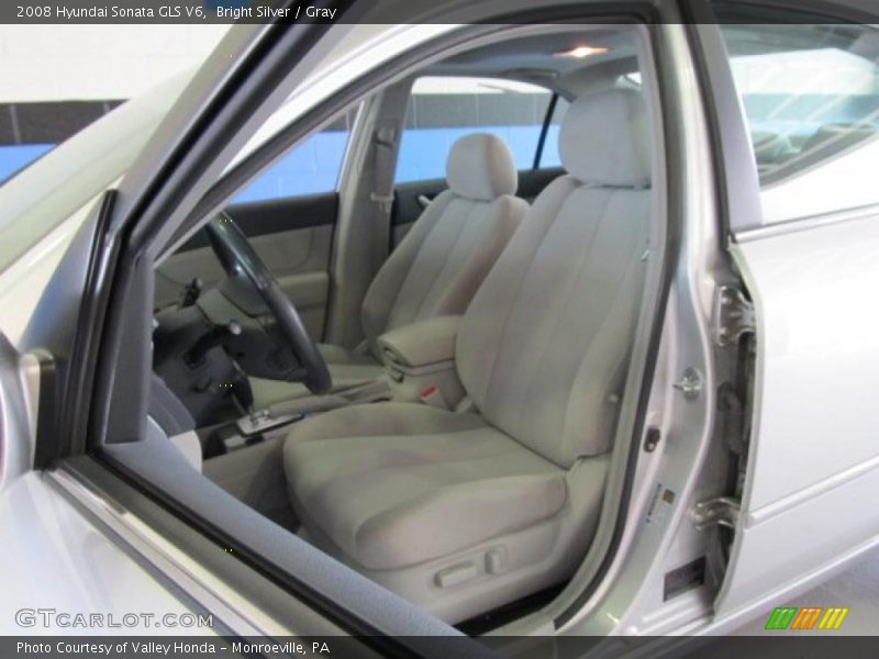 Bright Silver / Gray 2008 Hyundai Sonata GLS V6