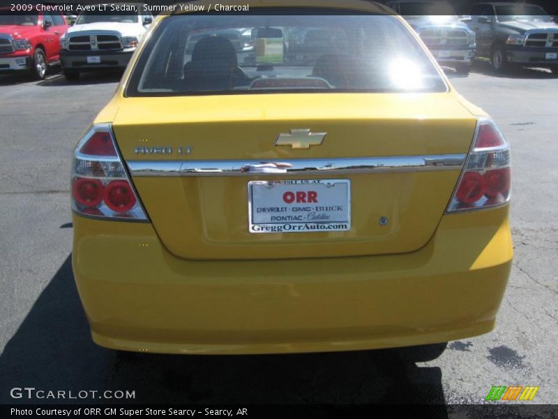 Summer Yellow / Charcoal 2009 Chevrolet Aveo LT Sedan