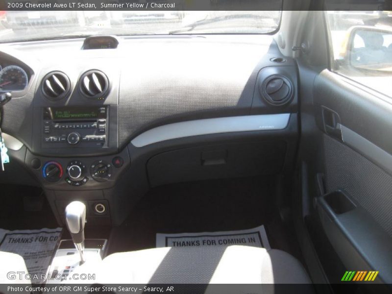 Summer Yellow / Charcoal 2009 Chevrolet Aveo LT Sedan