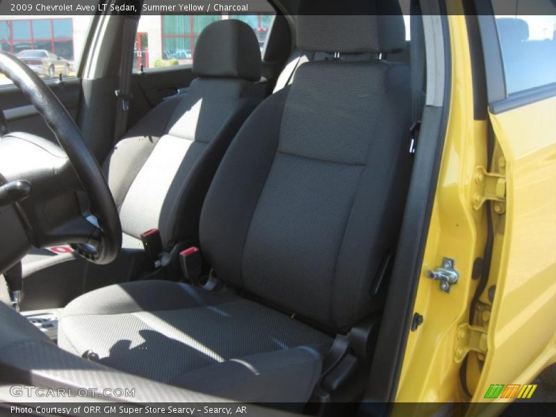 Summer Yellow / Charcoal 2009 Chevrolet Aveo LT Sedan