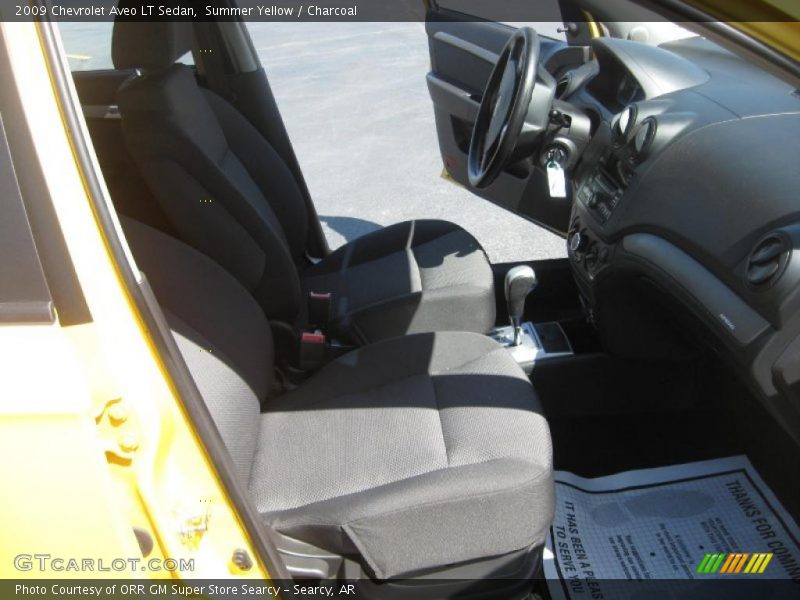 Summer Yellow / Charcoal 2009 Chevrolet Aveo LT Sedan