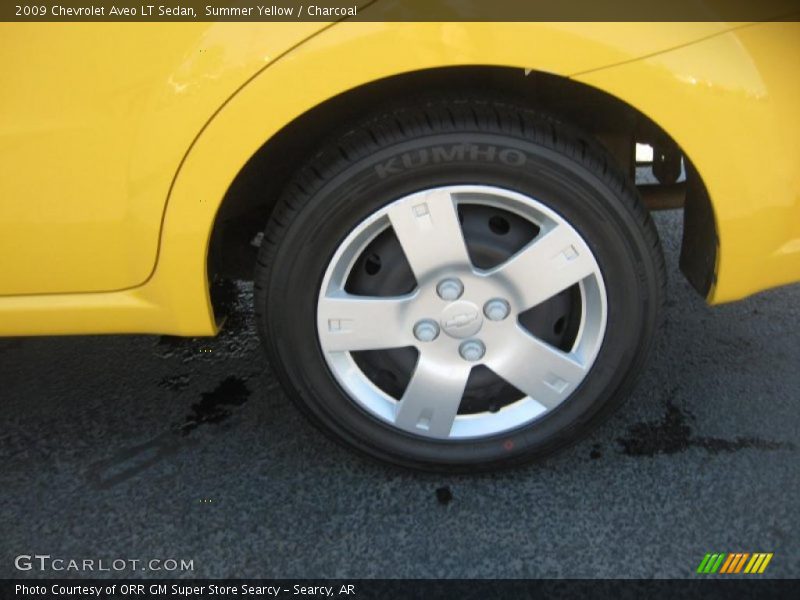 Summer Yellow / Charcoal 2009 Chevrolet Aveo LT Sedan