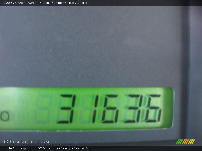 Summer Yellow / Charcoal 2009 Chevrolet Aveo LT Sedan