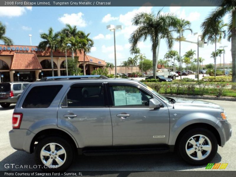 Tungsten Grey Metallic / Charcoal 2008 Ford Escape Limited