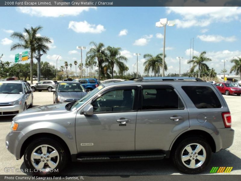 Tungsten Grey Metallic / Charcoal 2008 Ford Escape Limited