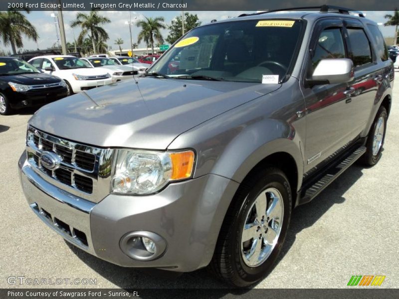 Tungsten Grey Metallic / Charcoal 2008 Ford Escape Limited