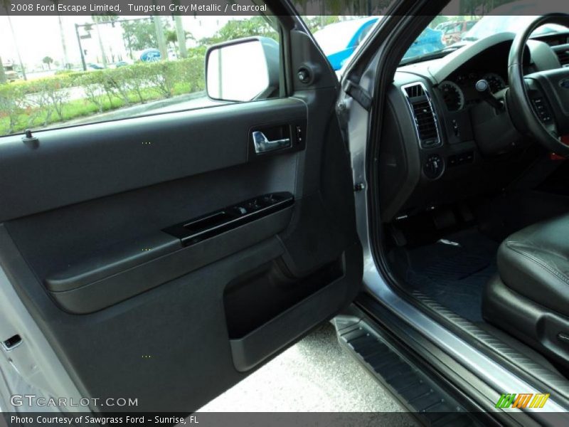 Tungsten Grey Metallic / Charcoal 2008 Ford Escape Limited