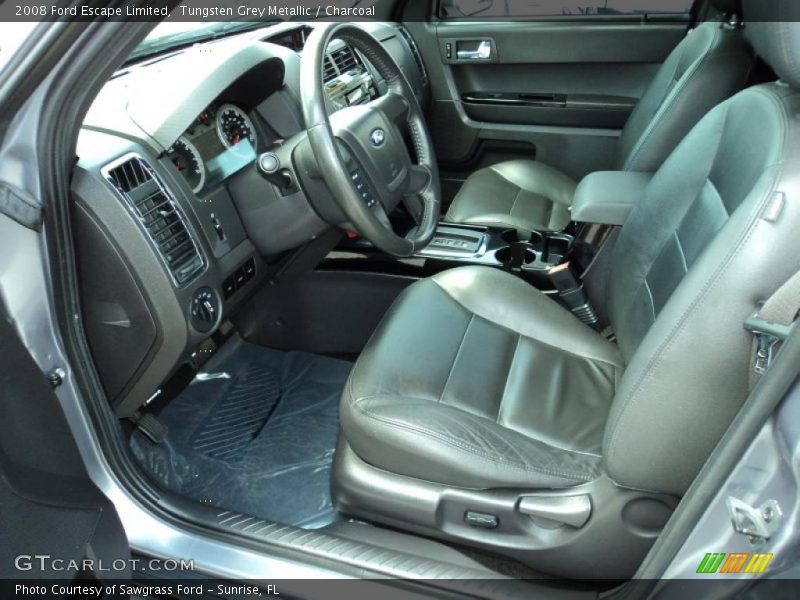 Tungsten Grey Metallic / Charcoal 2008 Ford Escape Limited