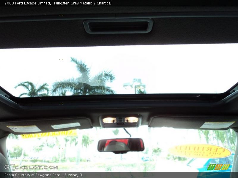 Tungsten Grey Metallic / Charcoal 2008 Ford Escape Limited