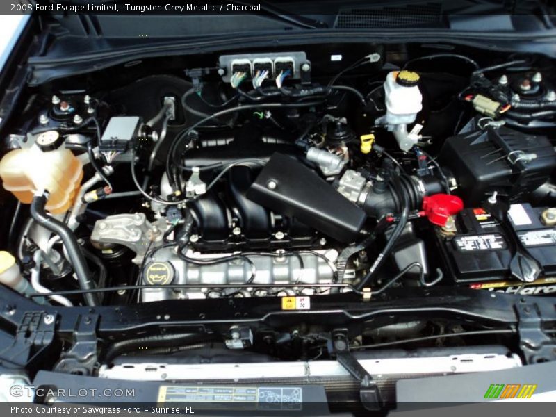 Tungsten Grey Metallic / Charcoal 2008 Ford Escape Limited
